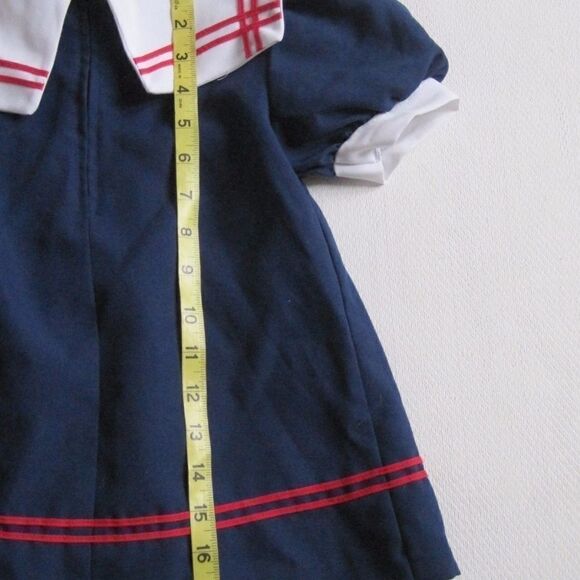 FASHION KIDS Girls Dress 4 Sailor Nautical Vintage - Picture 4 of 7